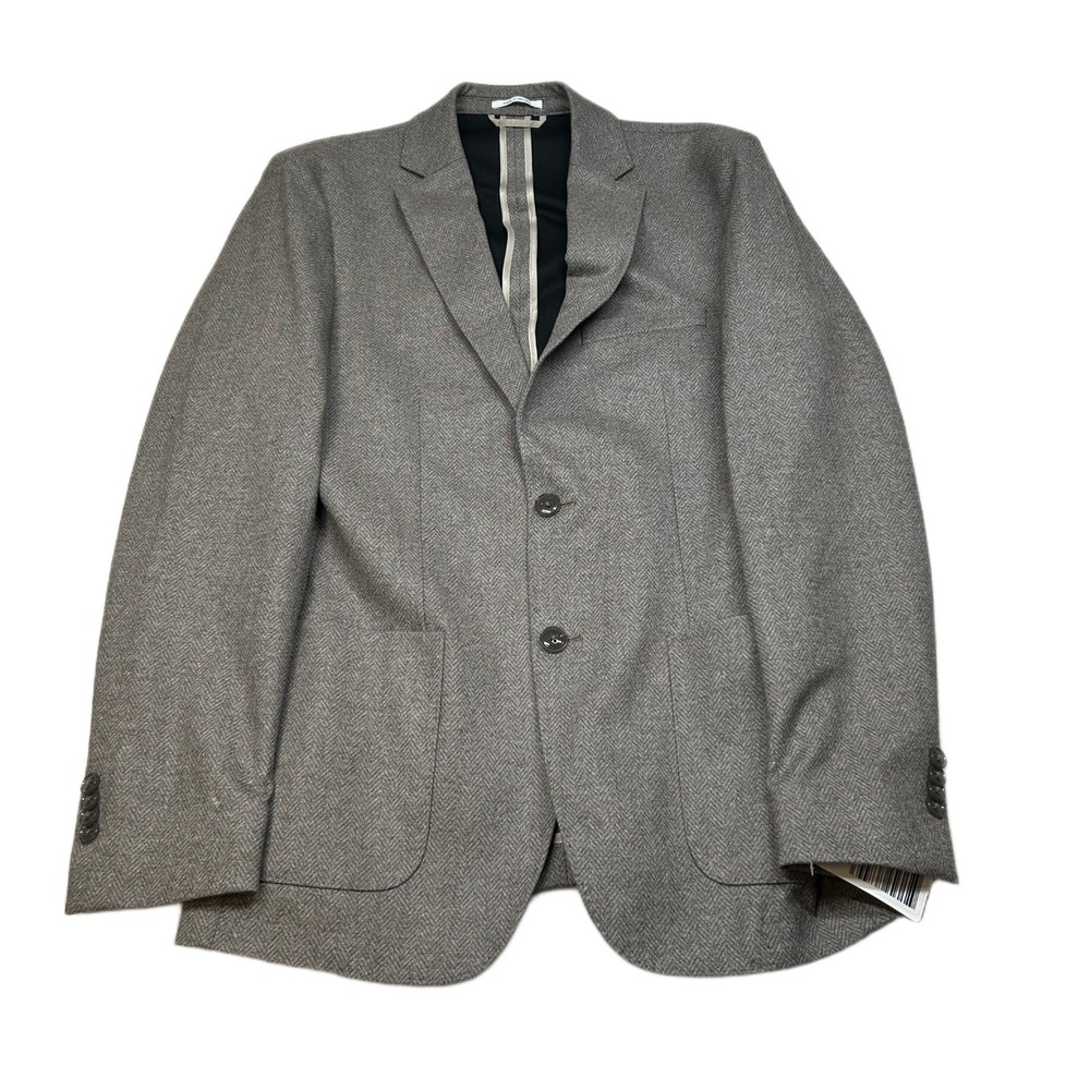 Bar III Slim Fit Sport Coat Mens 38R 38 Tan Herringbone Stretch $295 NEW
